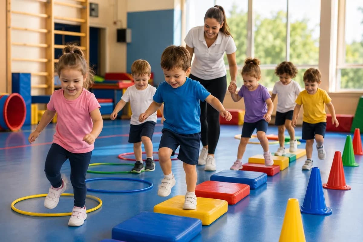 Groupe d’enfants lors d’une activité collective